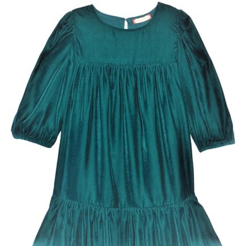 GIRLS sz5 VELVET PARTY DRESS NWT RUBY & BLOOM GREE